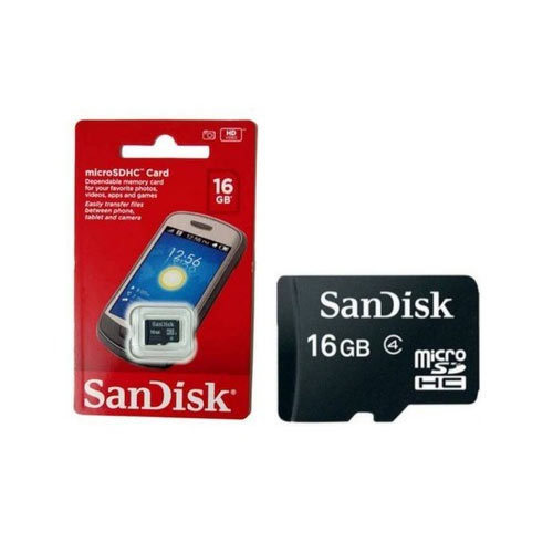 16 gb sandisk memory card