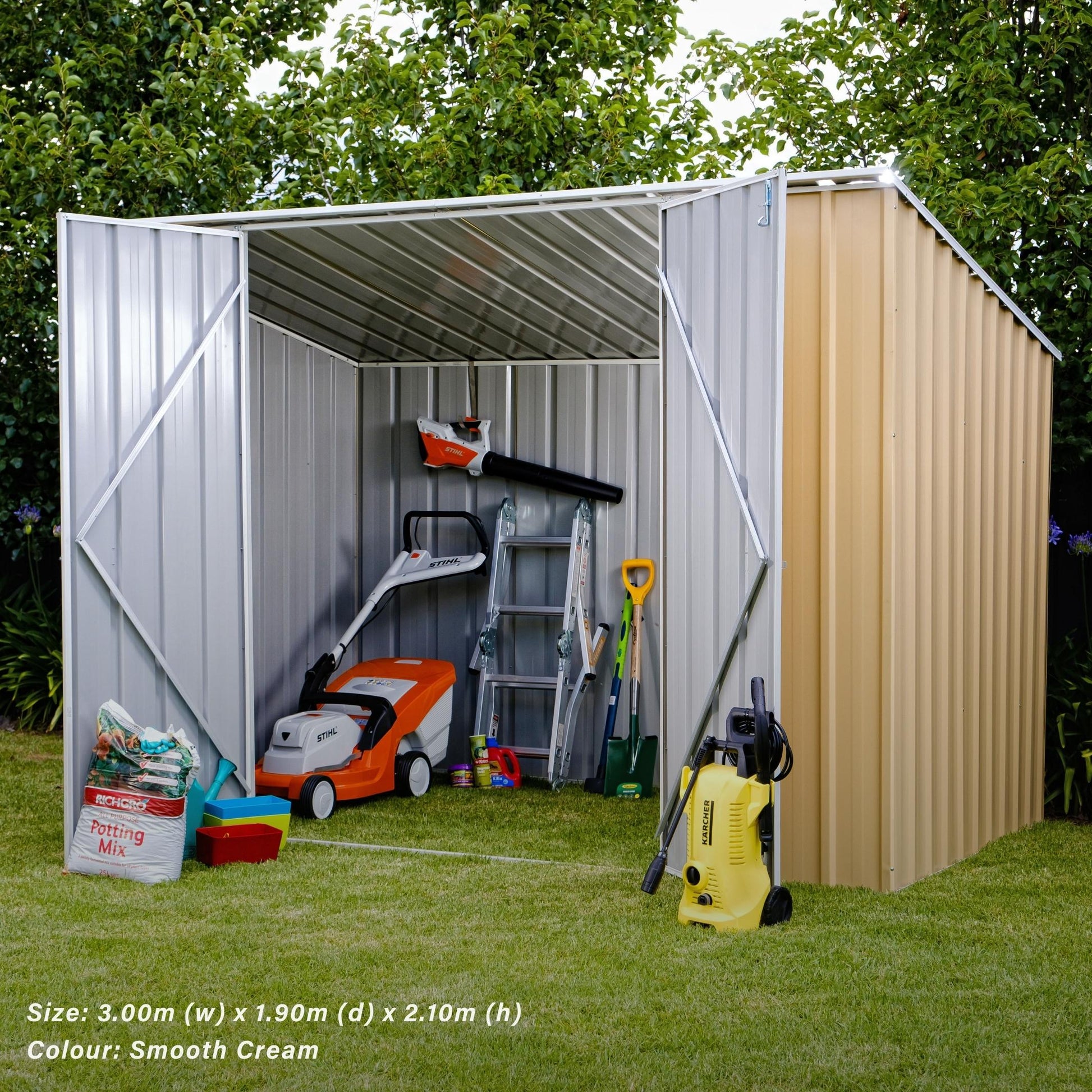 3m garden shed