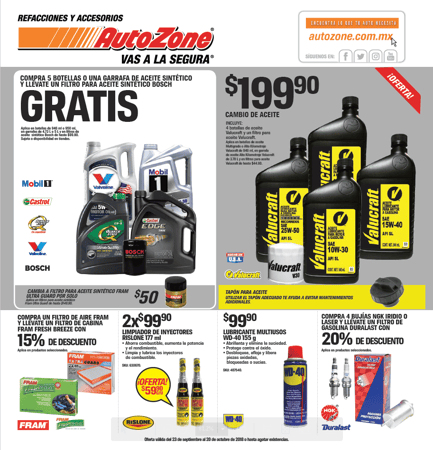 autozone pie de la cuesta