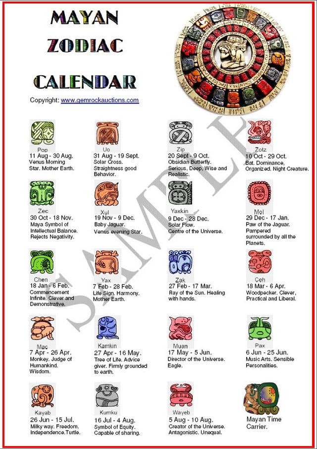 mayan star sign