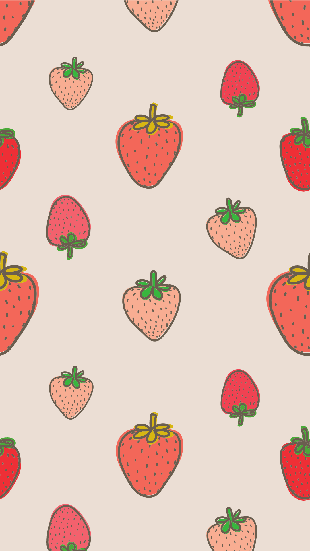 strawberry wallpaper phone