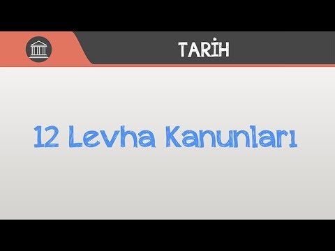 12 levha kanunları nelerdir