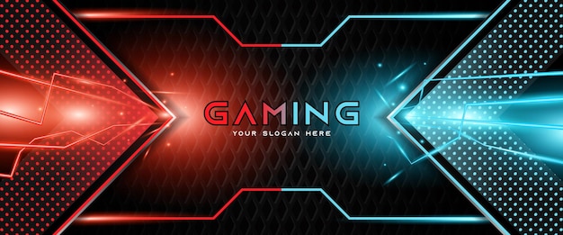 gaming banner background