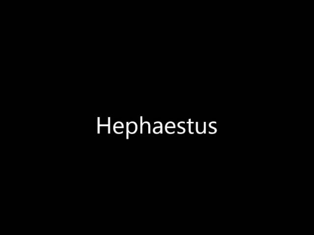 pronunciation of hephaestus