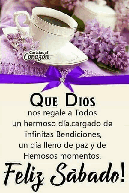 feliz sabado bendiciones