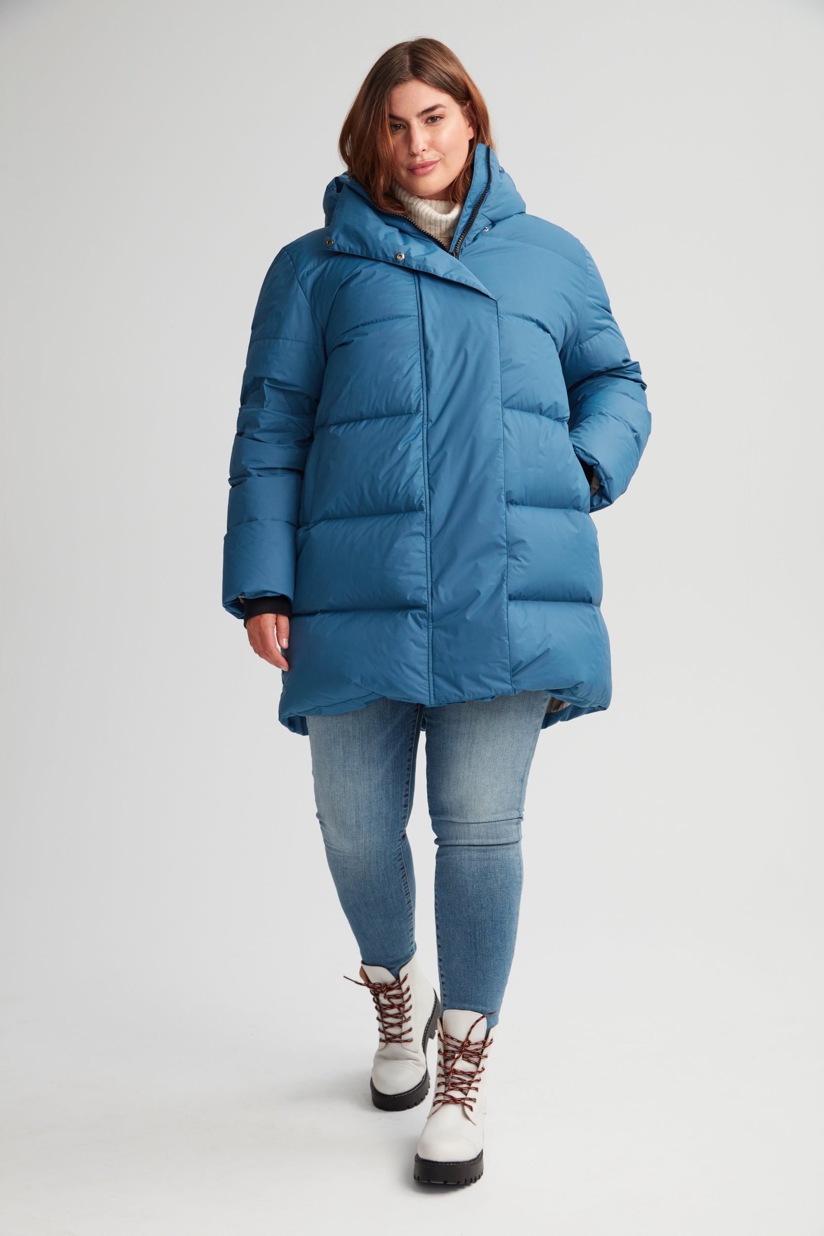 long puffer jacket plus size