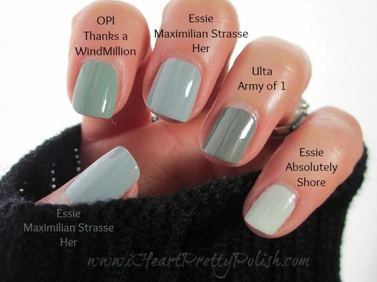 sage green nail polish