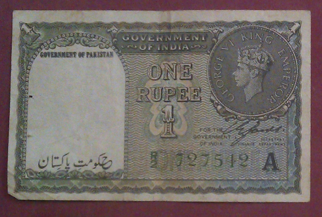 indian 1 rupee in pakistan currency