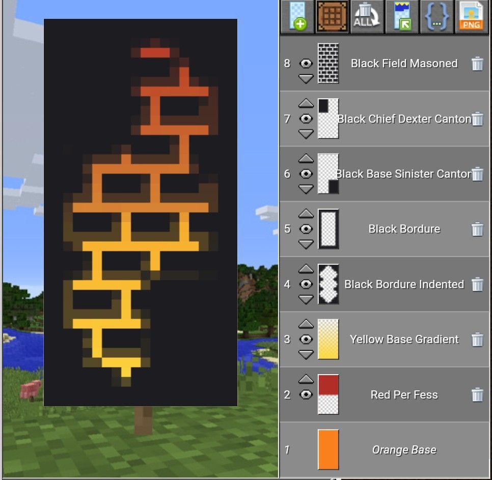 minecraft cool banners
