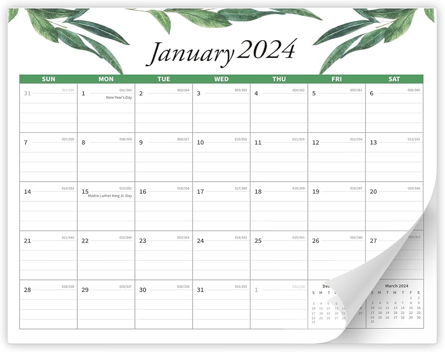 2024 magnetic fridge calendar