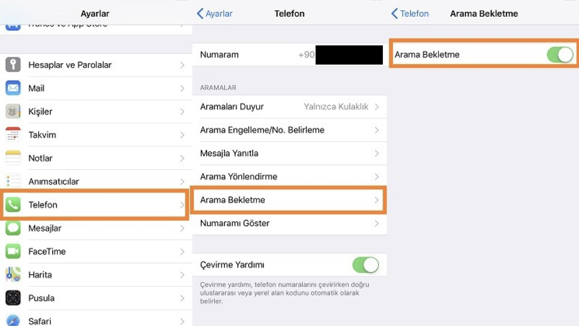 görüşme yaparken gelen aramayı görme turkcell