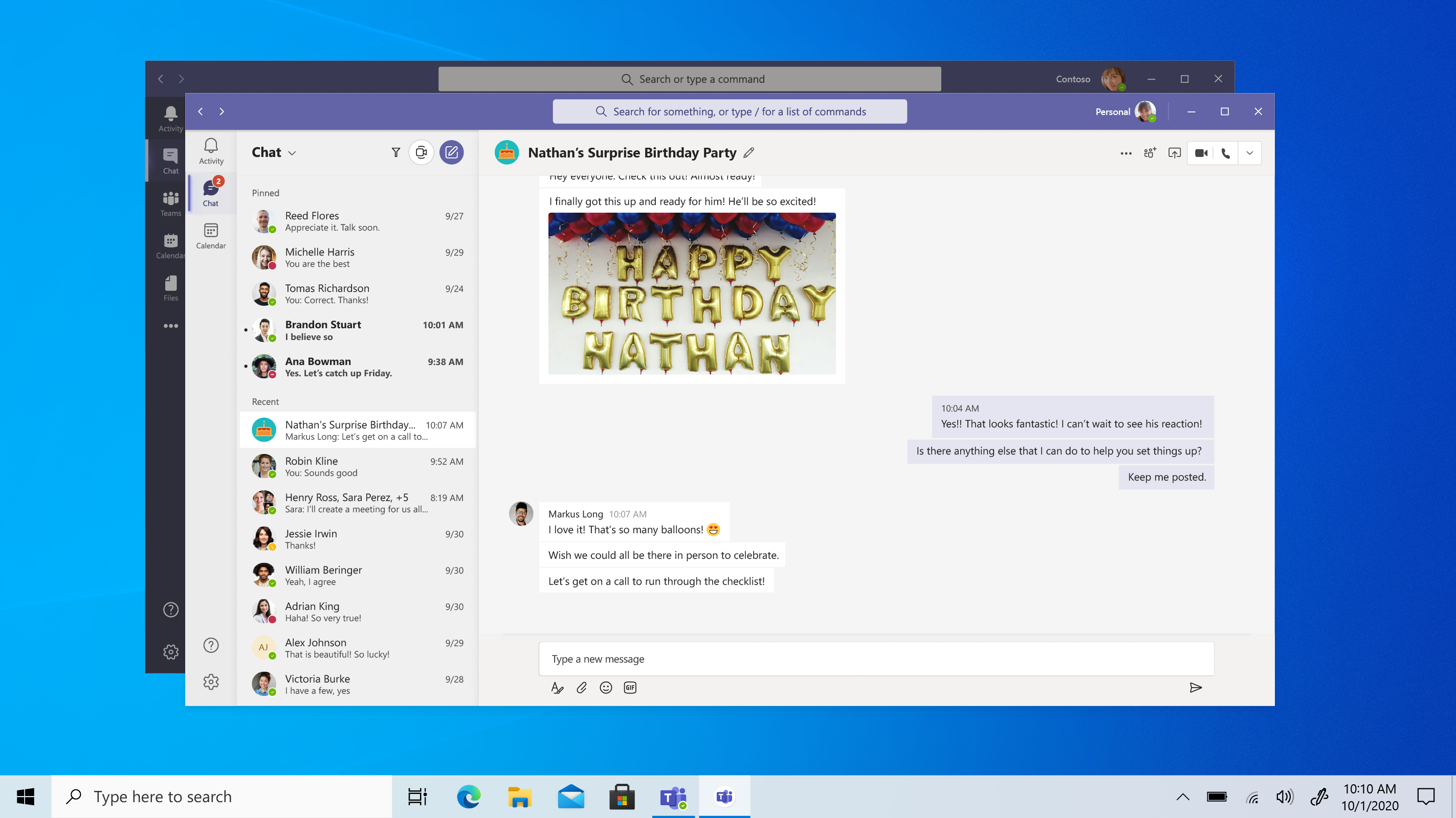 microsoft teams desktop