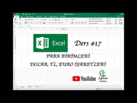 excel euro tl çevirme