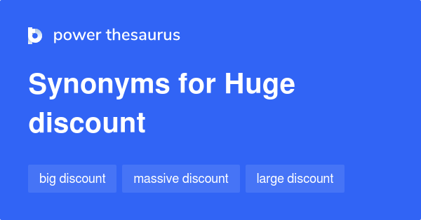 synonym discounted