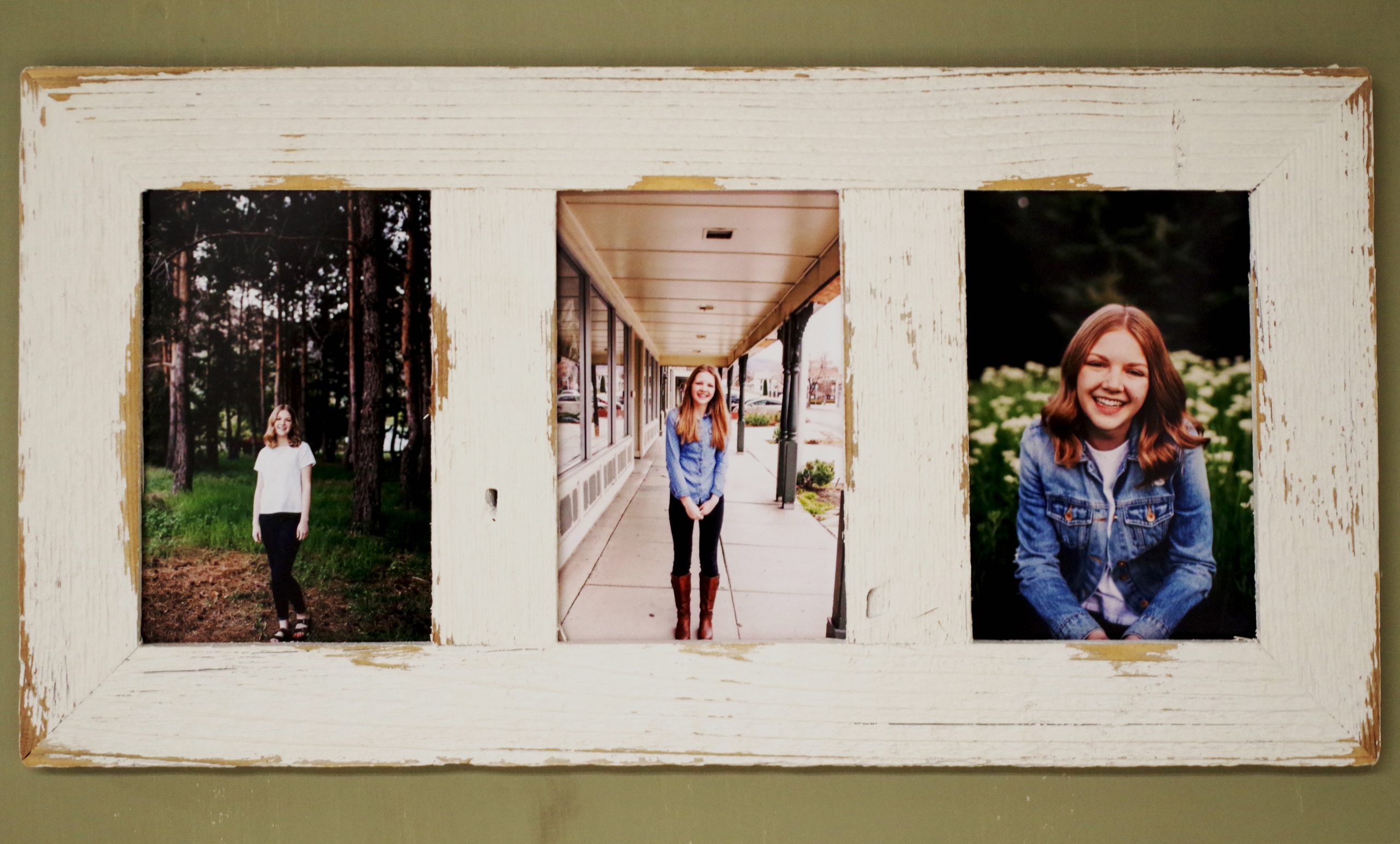 triple 8x10 picture frame horizontal