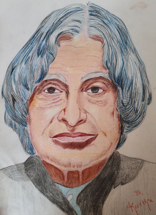 abdul kalam drawing photos