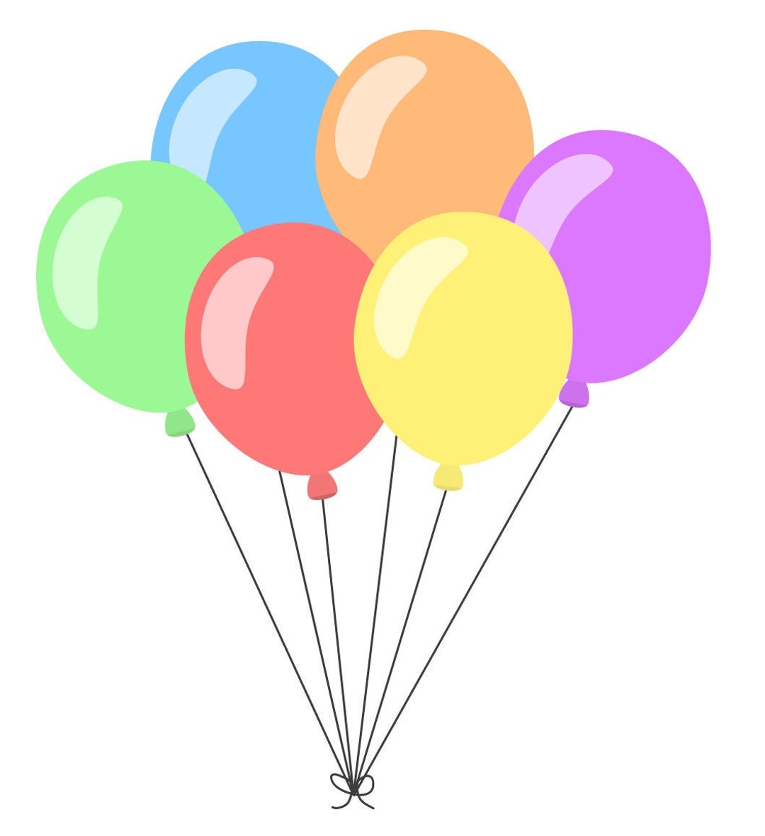 balloons vector image