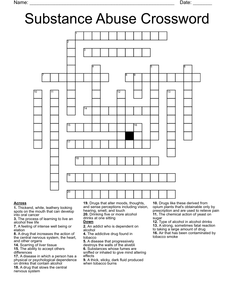 abuse crossword clue