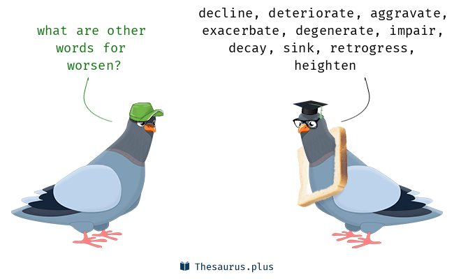 worsen thesaurus