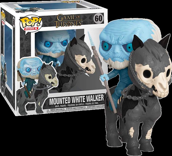 pop mounted white walker