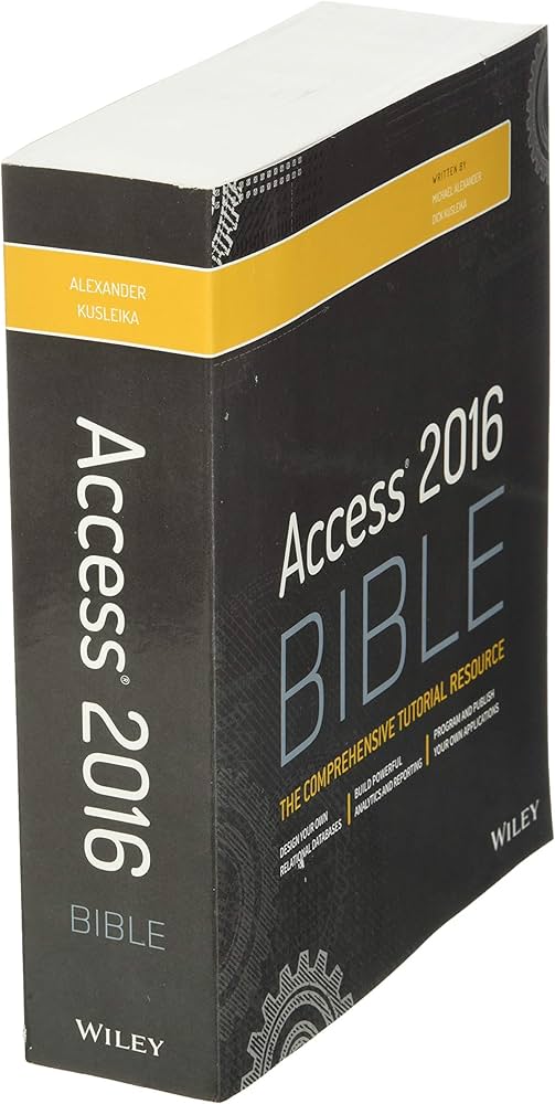 access 2019 bible pdf