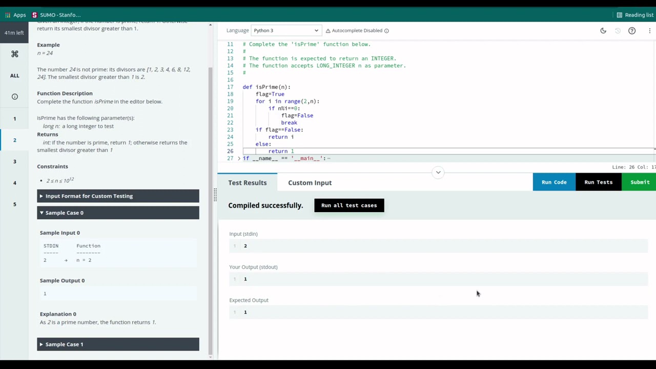 hackerrank test