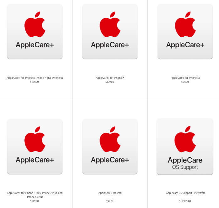 how much is applecare+ uk