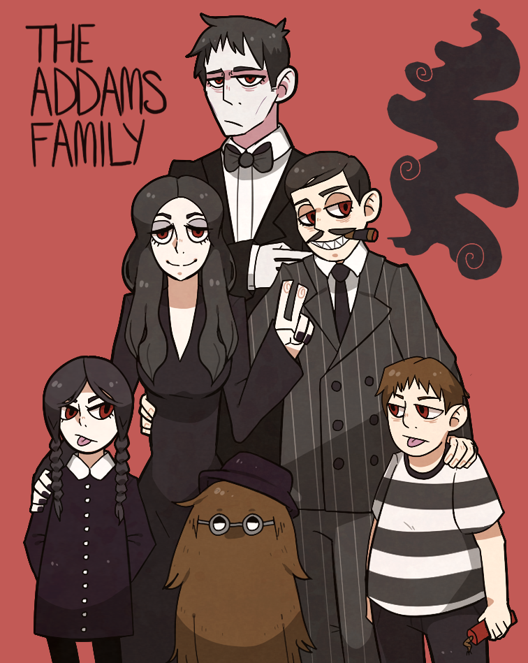 addams family anime