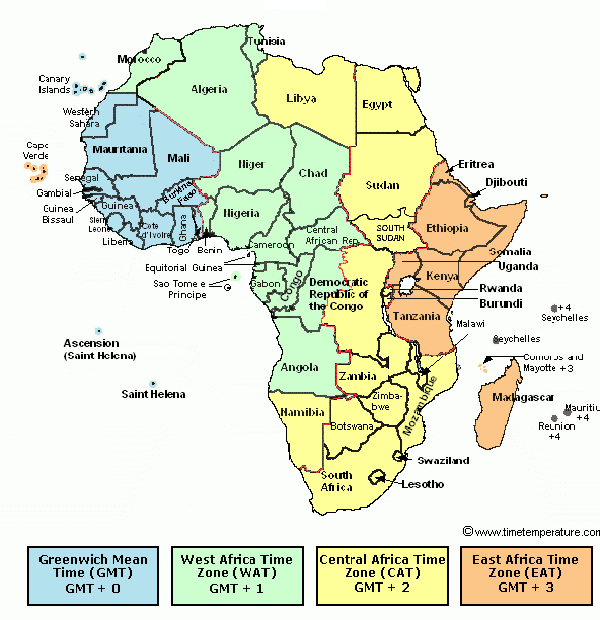 west africa time zone