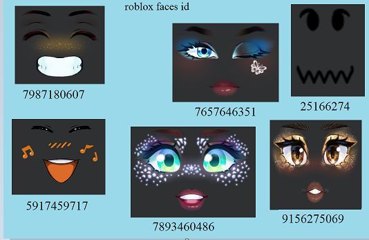 roblox face id