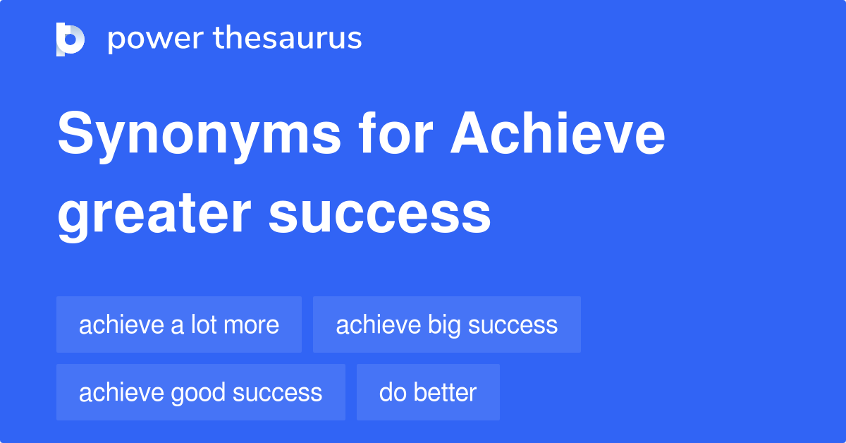 synonym for achieve