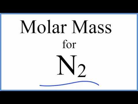 molar weight of nitrogen