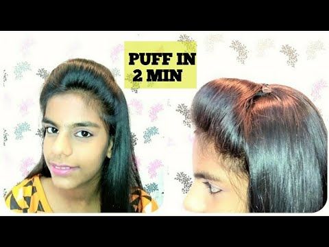 two side puff hairstyle