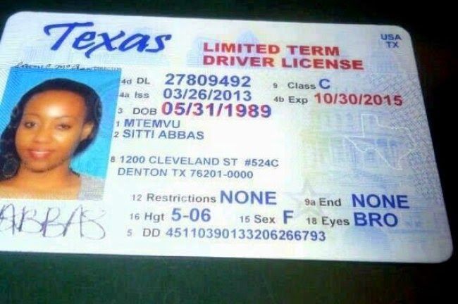 what is a limited term drivers license in texas