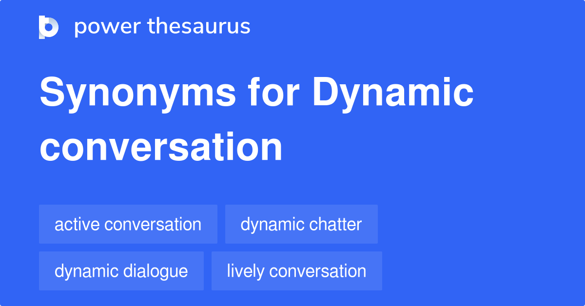 conversation synonyme