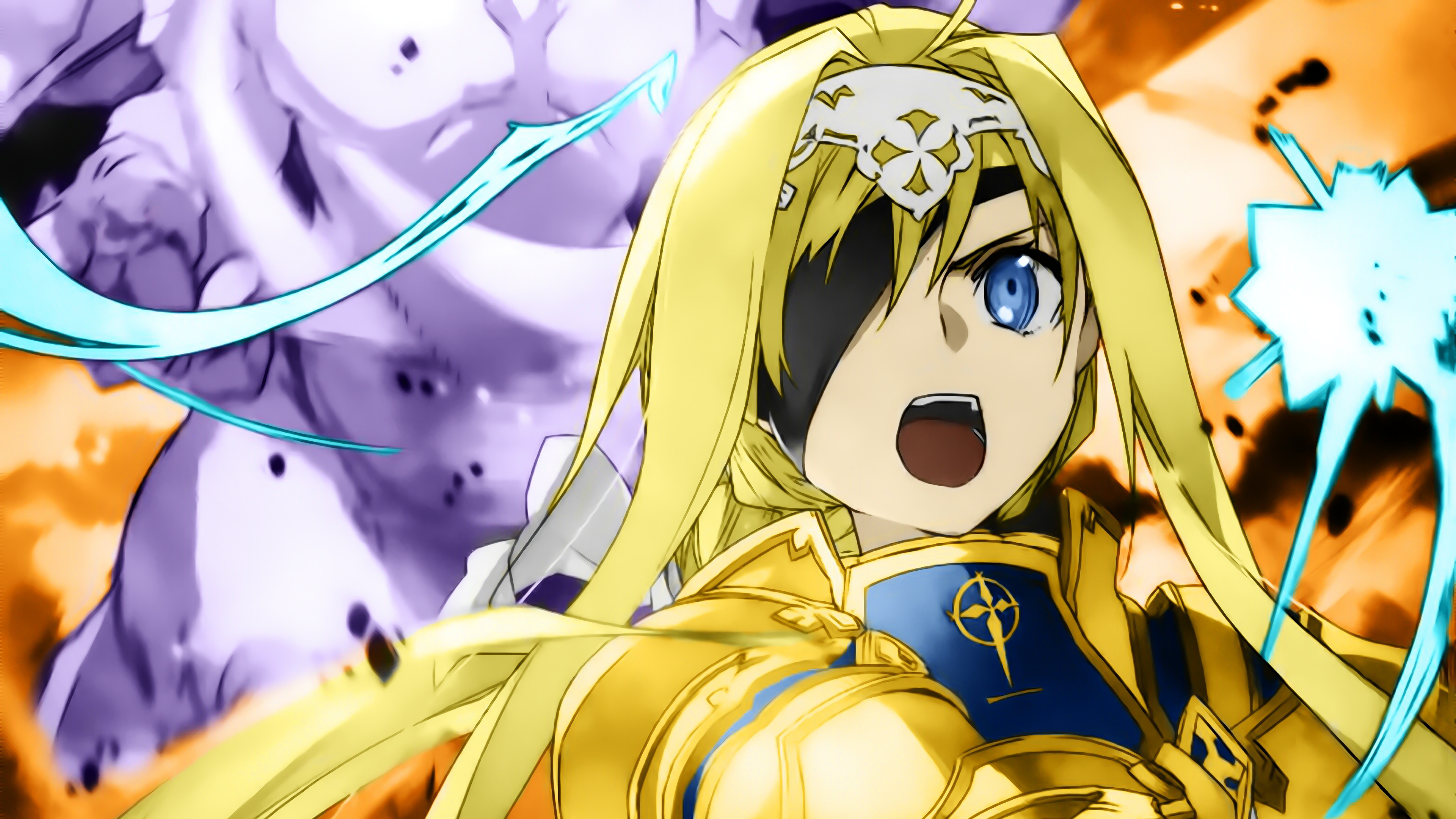 sword art online alicization war of underworld alice wallpaper