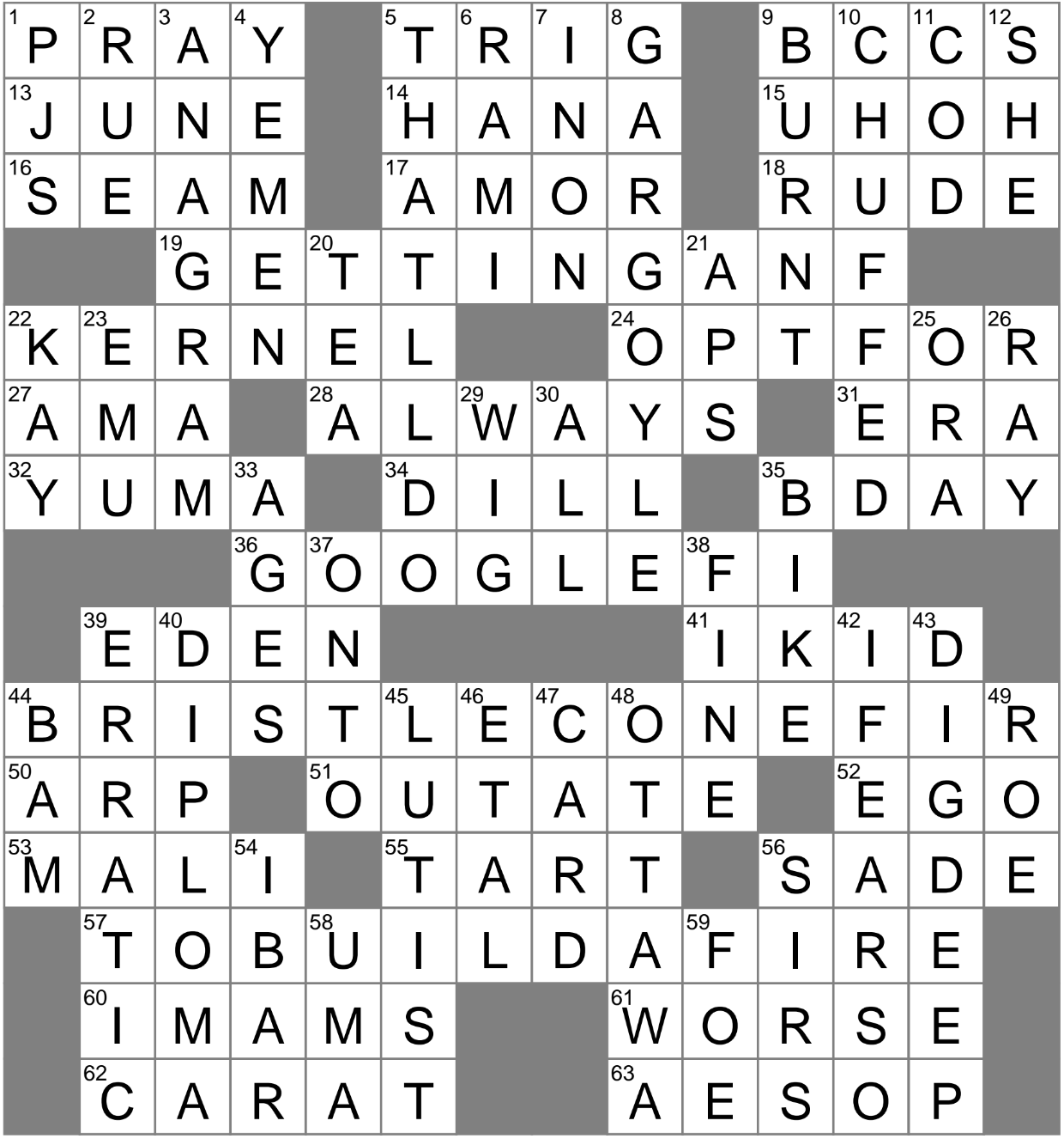 contest crossword clue
