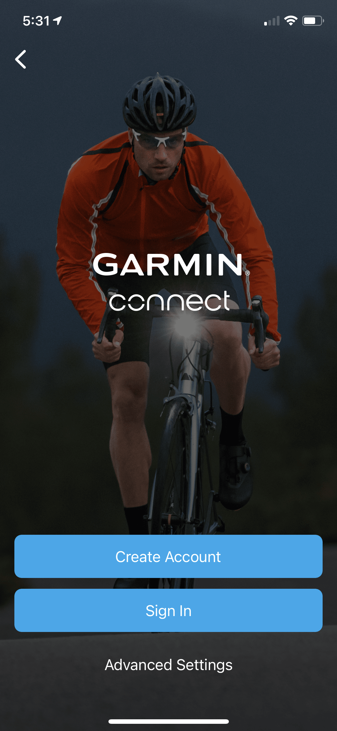 garmin sign in