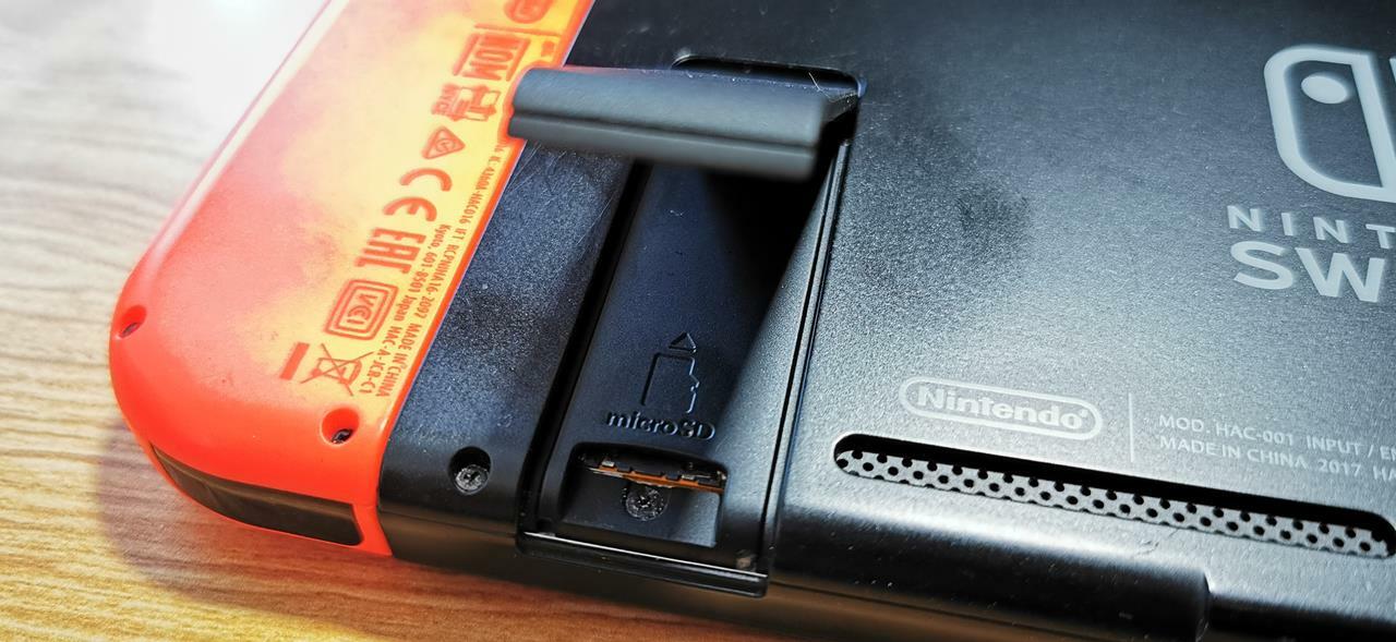 micro sd slot nintendo switch