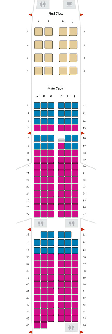 airbus 321 seat map