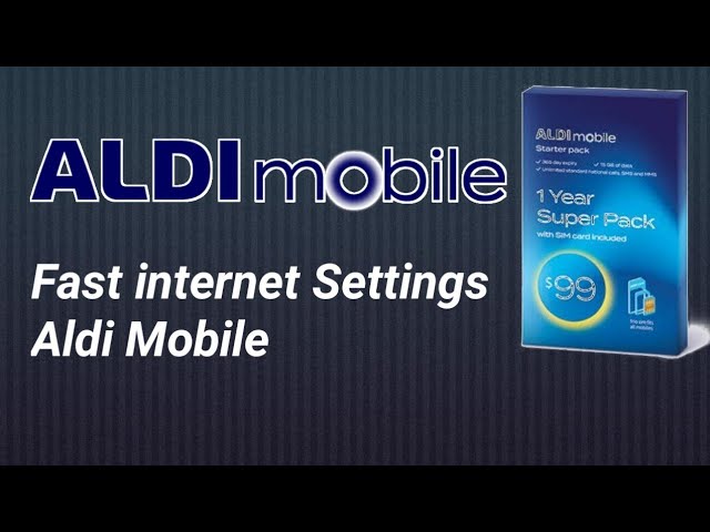 aldi mobile sms settings