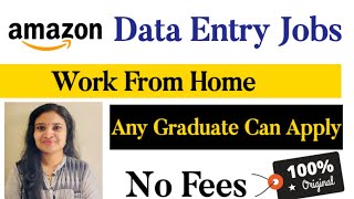 amazon data entry jobs