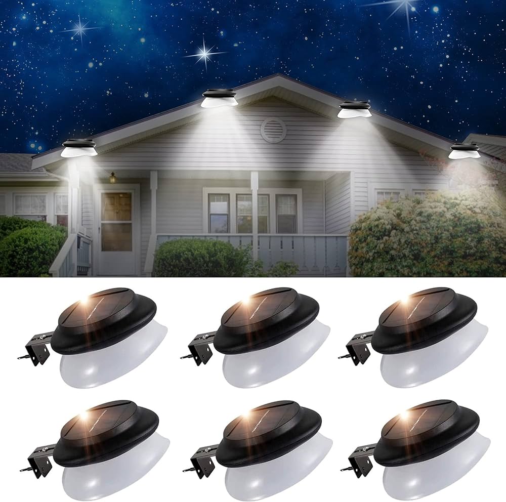 amazon solar gutter lights