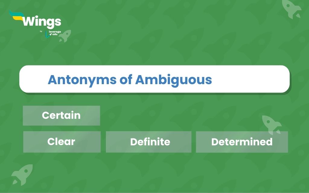 ambiguous antonym