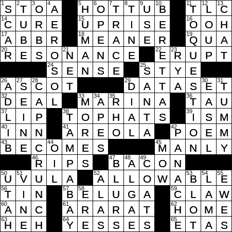 ancient times crossword clue