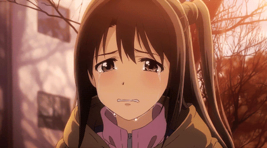 anime gif crying