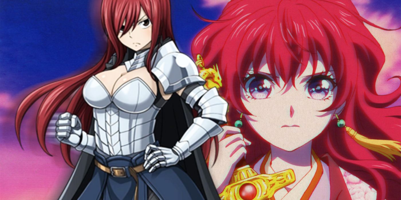 anime red hair princess