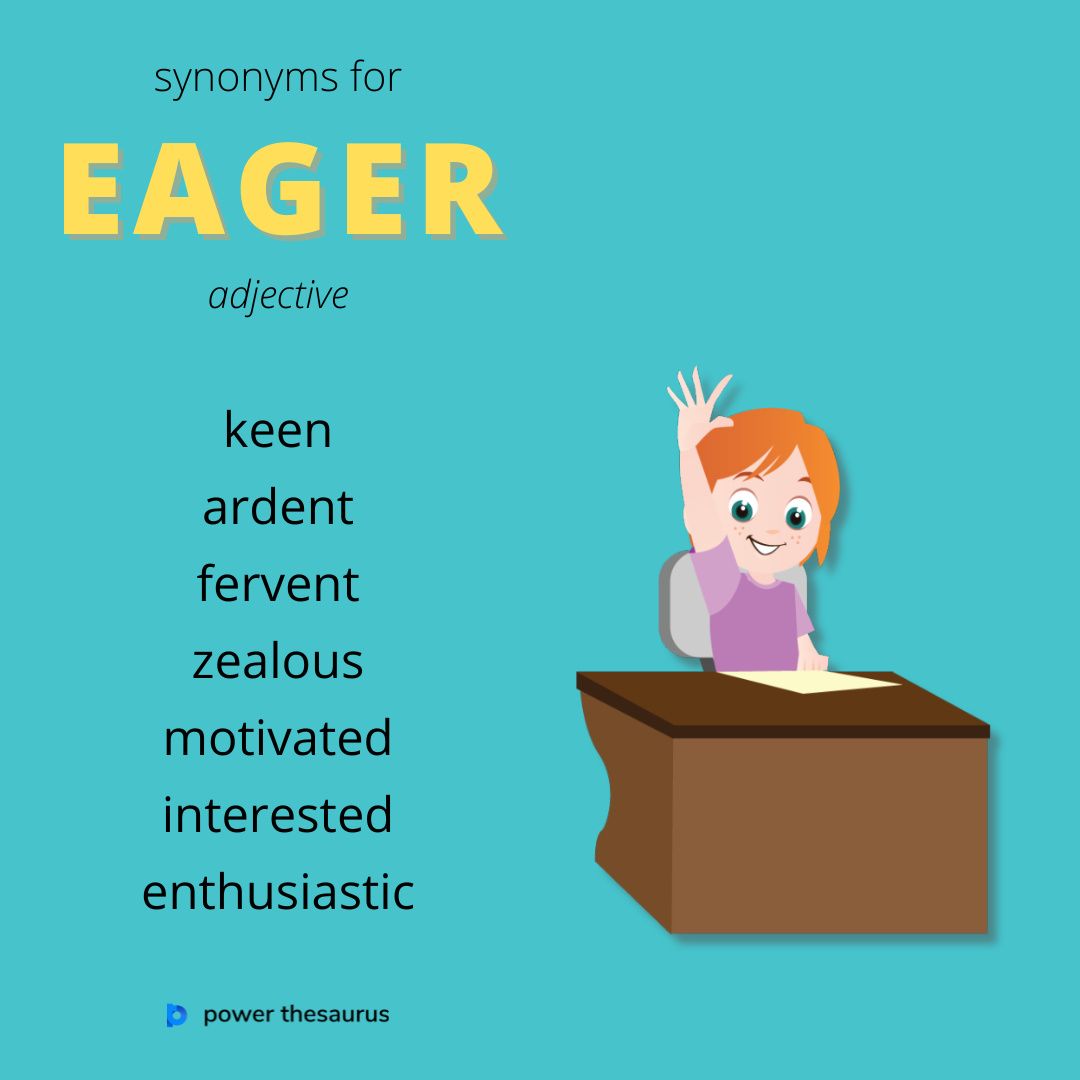 another word for eager