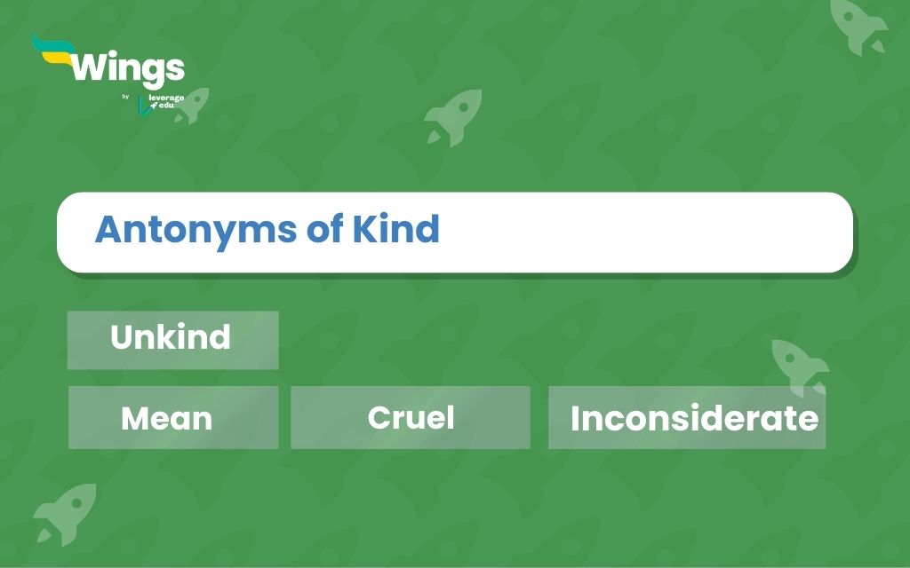 antonym of kindly