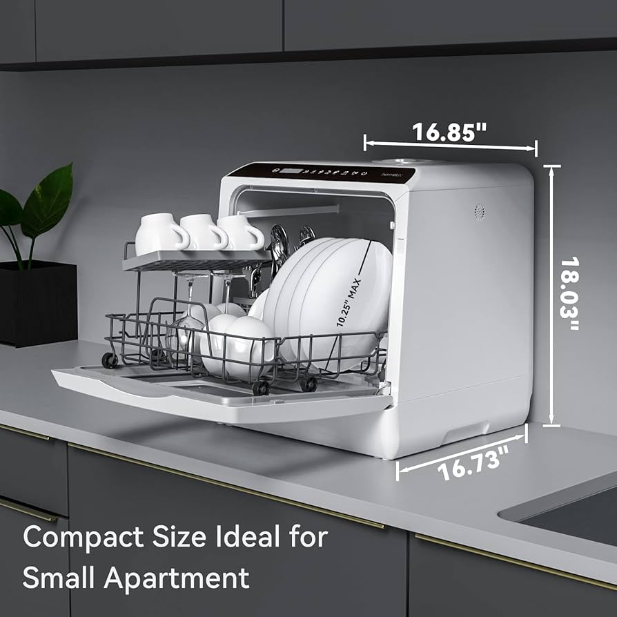 apartment size portable dishwasher